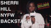 SHERRI HILL | BACKSTAGE  EXCLUSIVE |  MISS USA AND MISS UNIVERSE INTERVIEWS